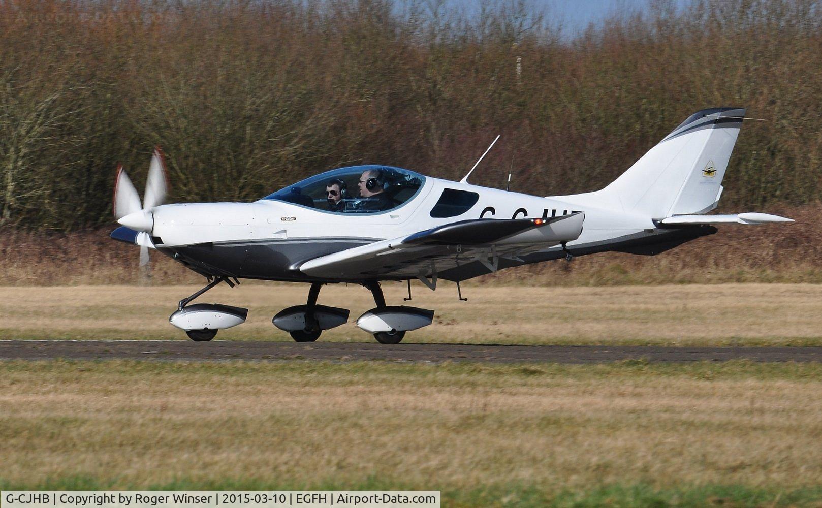 G-CJHB, 2014 Czech Sport PS-28 Cruiser C/N C0509, Visiting PS28 Cruiser operated by The Little Aeroplane Company departing Runway 22.