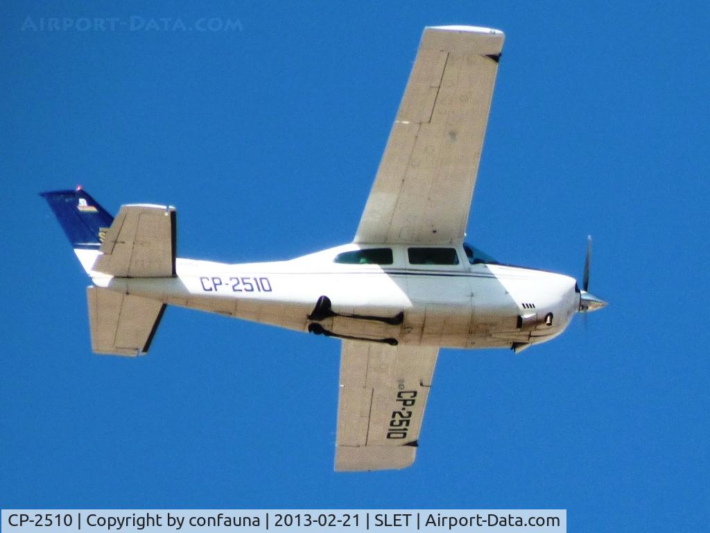 CP-2510, Cessna T210L Turbo Centurion C/N 21060739, Leaving El Trompillo in the afternoon
