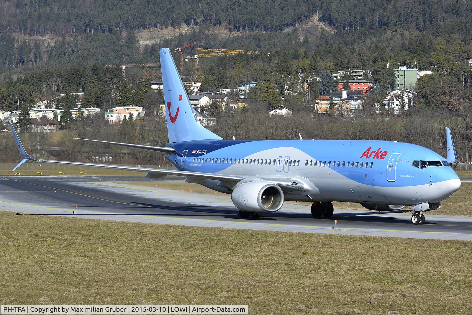 PH-TFA, 2007 Boeing 737-8K5 C/N 35100, first visit of Arke