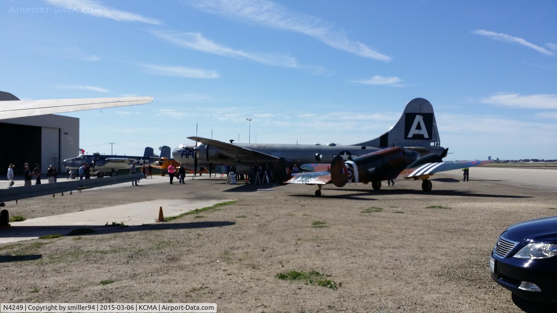 N4249, 1944 Boeing B-29A-60-BN Superfortress C/N 11547, Fifi on tour stopover at KCMA