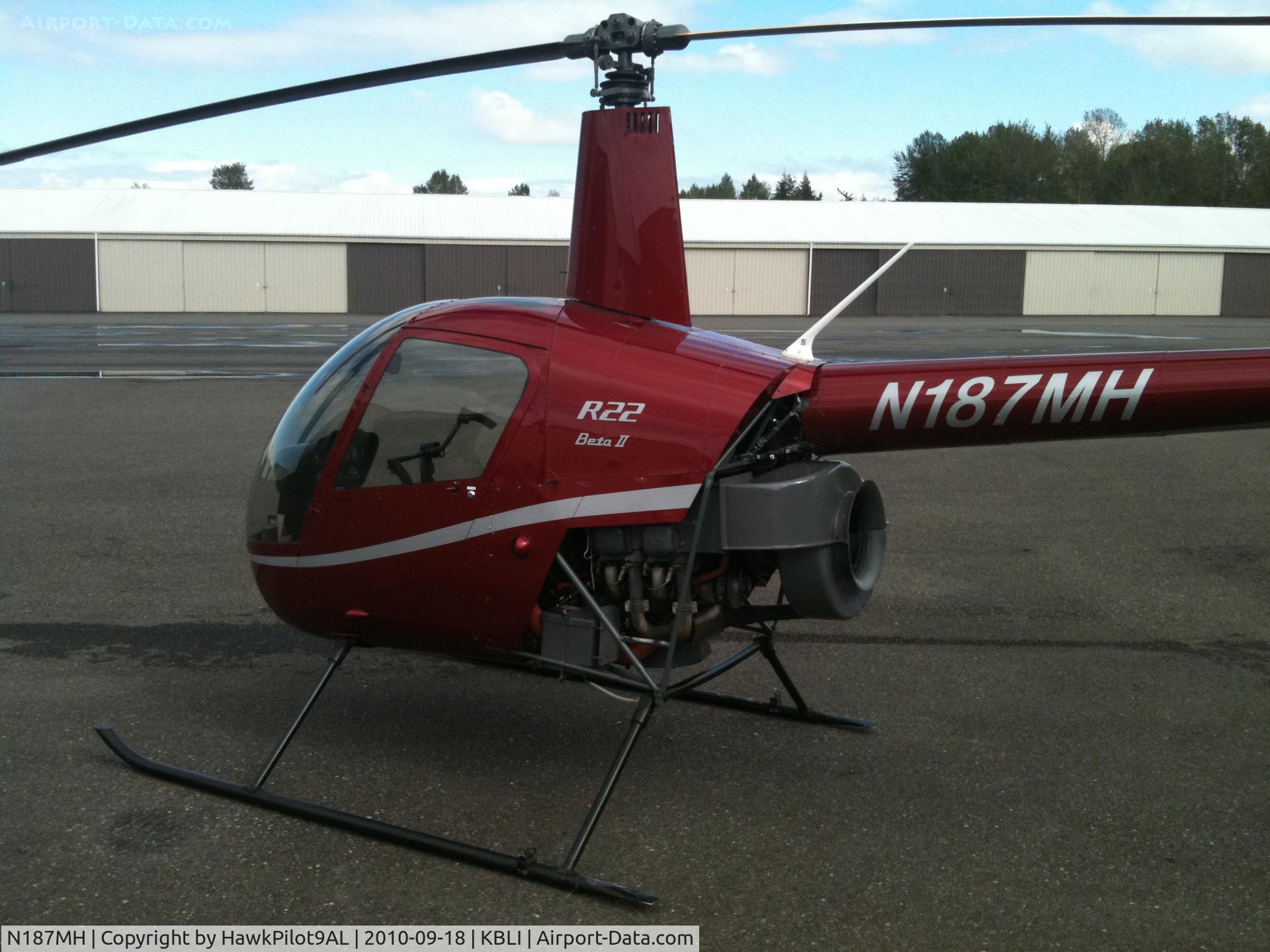 N187MH, 2002 Robinson R22 BETA C/N 3361, N187MH