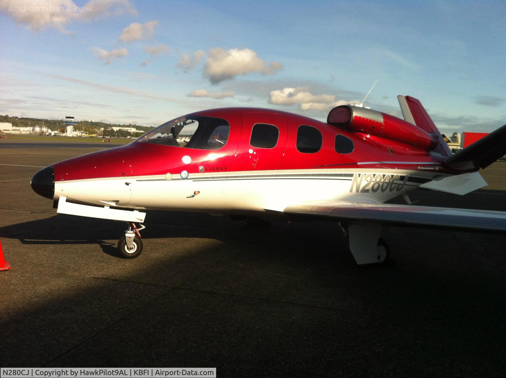 N280CJ, 2008 Cirrus SF50 Vision C/N 0001, 2008 Cirrus Jet Co SJX, c/n: 0001