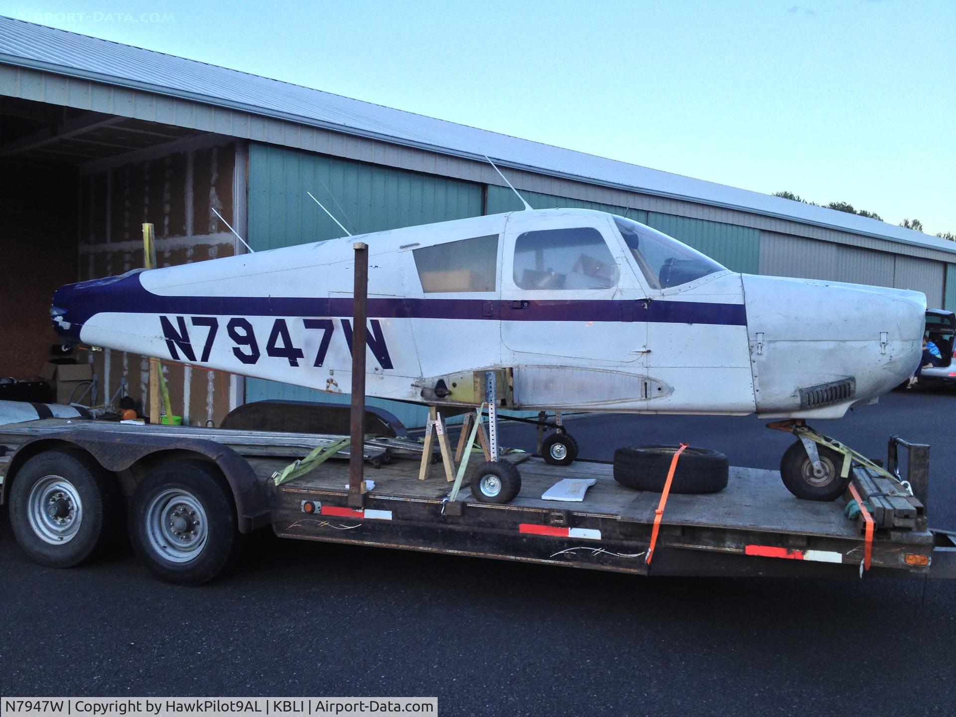 N7947W, 1964 Piper PA-28-180 C/N 28-1991, N7947W