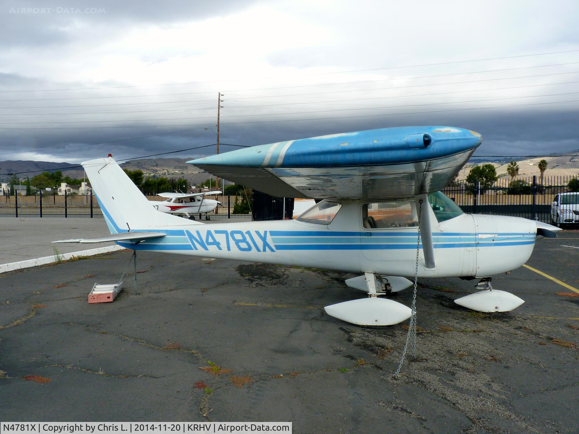 N4781X, 1966 Cessna 150G C/N 15064831, I've never seen this Cessna 150 fly, and I probably won't any time soon.
