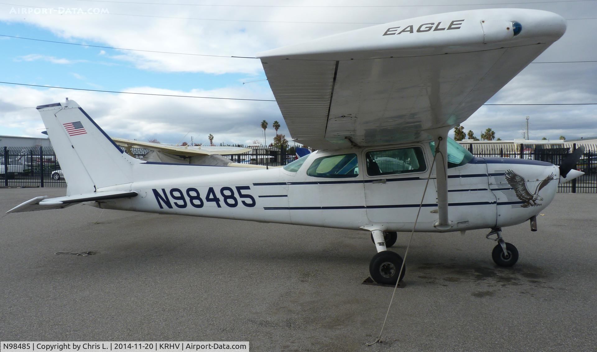 N98485, 1985 Cessna 172P C/N 17276299, A local Cessna 172P parked near the Aero Dynamic hangar.