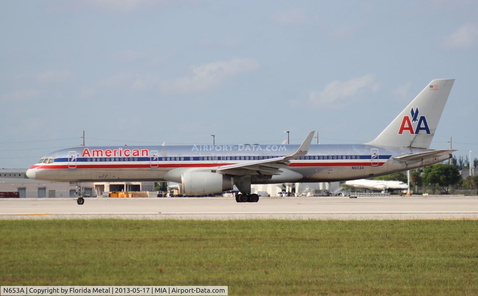N653A, 1991 Boeing 757-223 C/N 24611, American 757