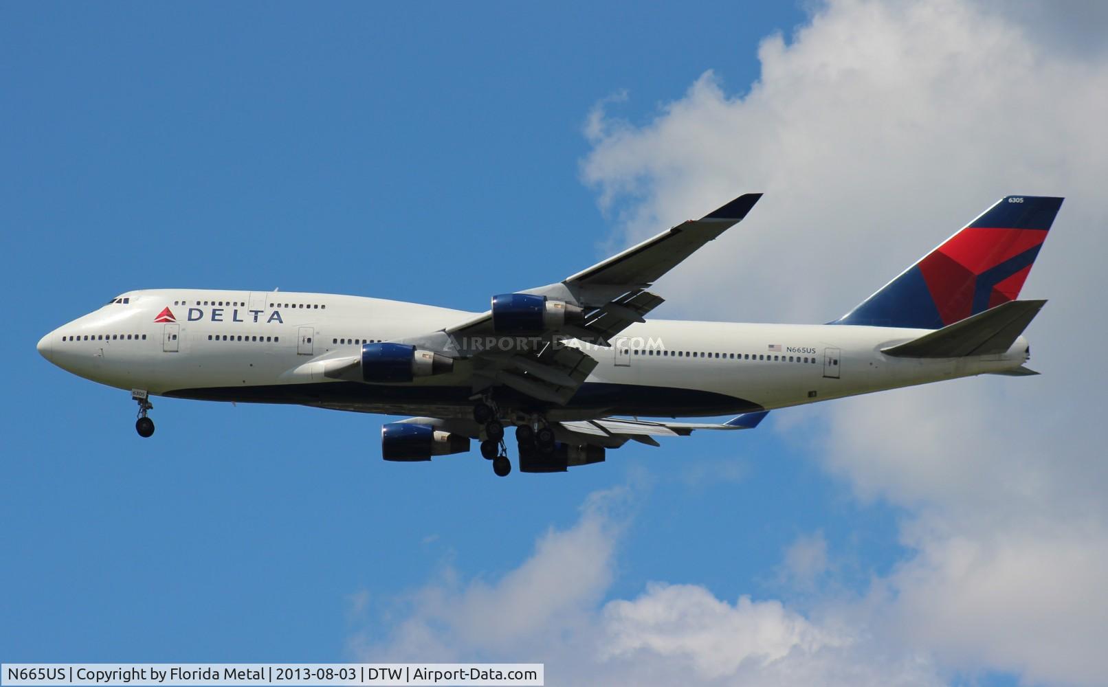N665US, 1989 Boeing 747-451 C/N 23820, Delta