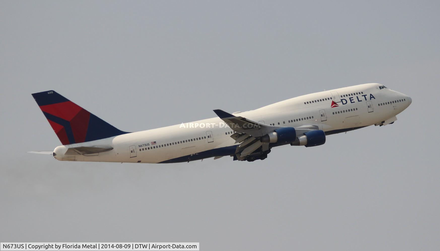 N673US, 1999 Boeing 747-451 C/N 30268, Delta