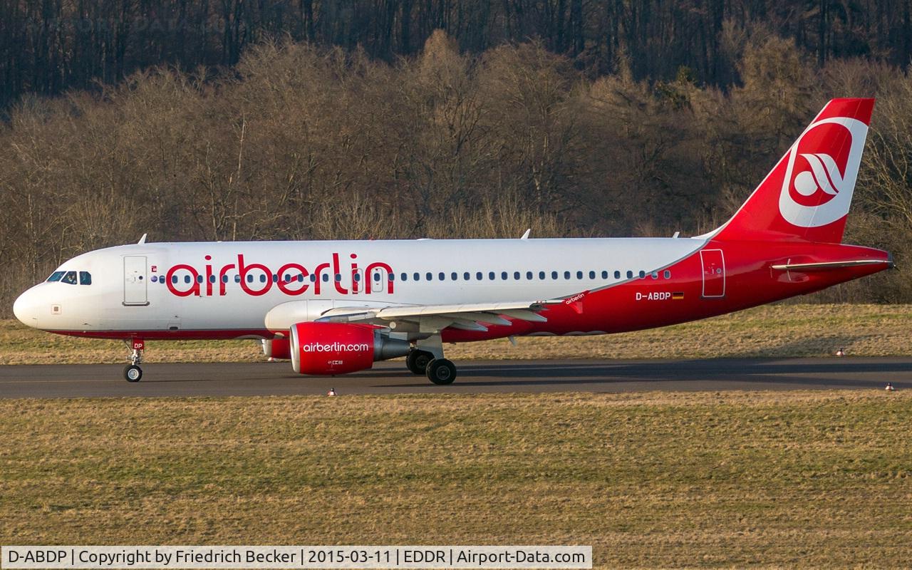 D-ABDP, 2007 Airbus A320-214 C/N 3093, taxying to the active