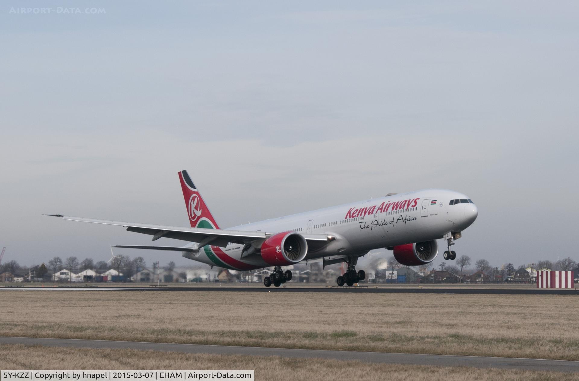 5Y-KZZ, 2013 Boeing 777-36N/ER C/N 41818, taken at 18R