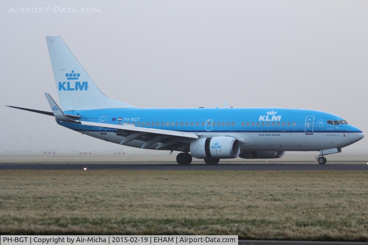 PH-BGT, 2011 Boeing 737-7K2 C/N 38634, KLM Royal Dutch Airlines