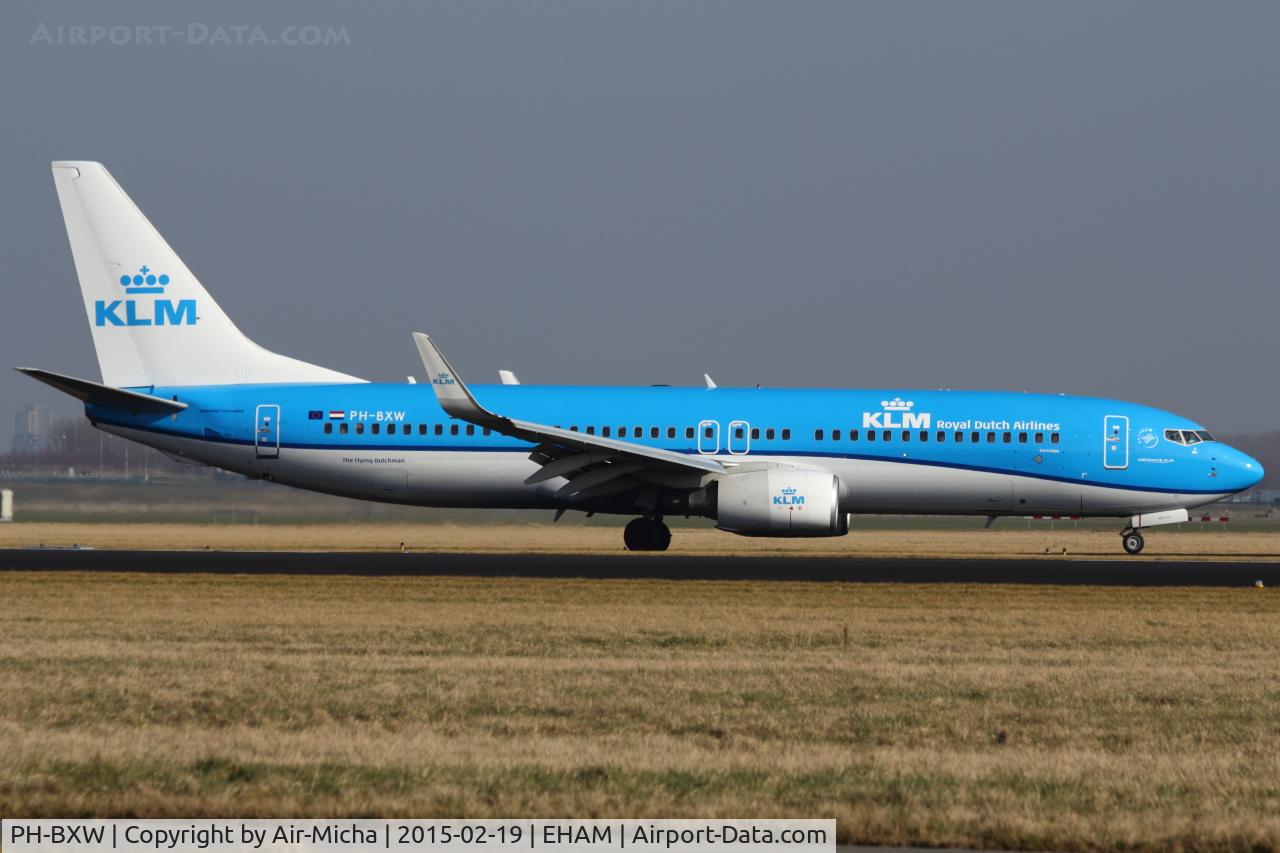 PH-BXW, 2007 Boeing 737-8K2 C/N 30360, KLM Royal Dutch Airlines