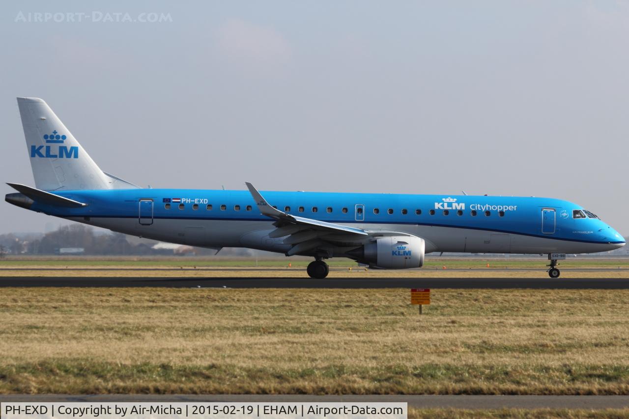 PH-EXD, 2014 Embraer 190LR (ERJ-190-100LR) C/N 19000661, KLM Cityhopper