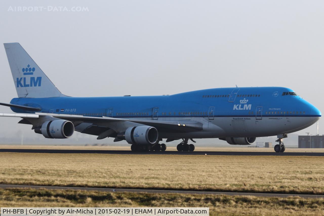 PH-BFB, 1989 Boeing 747-406 C/N 24000, KLM Royal Dutch Airlines