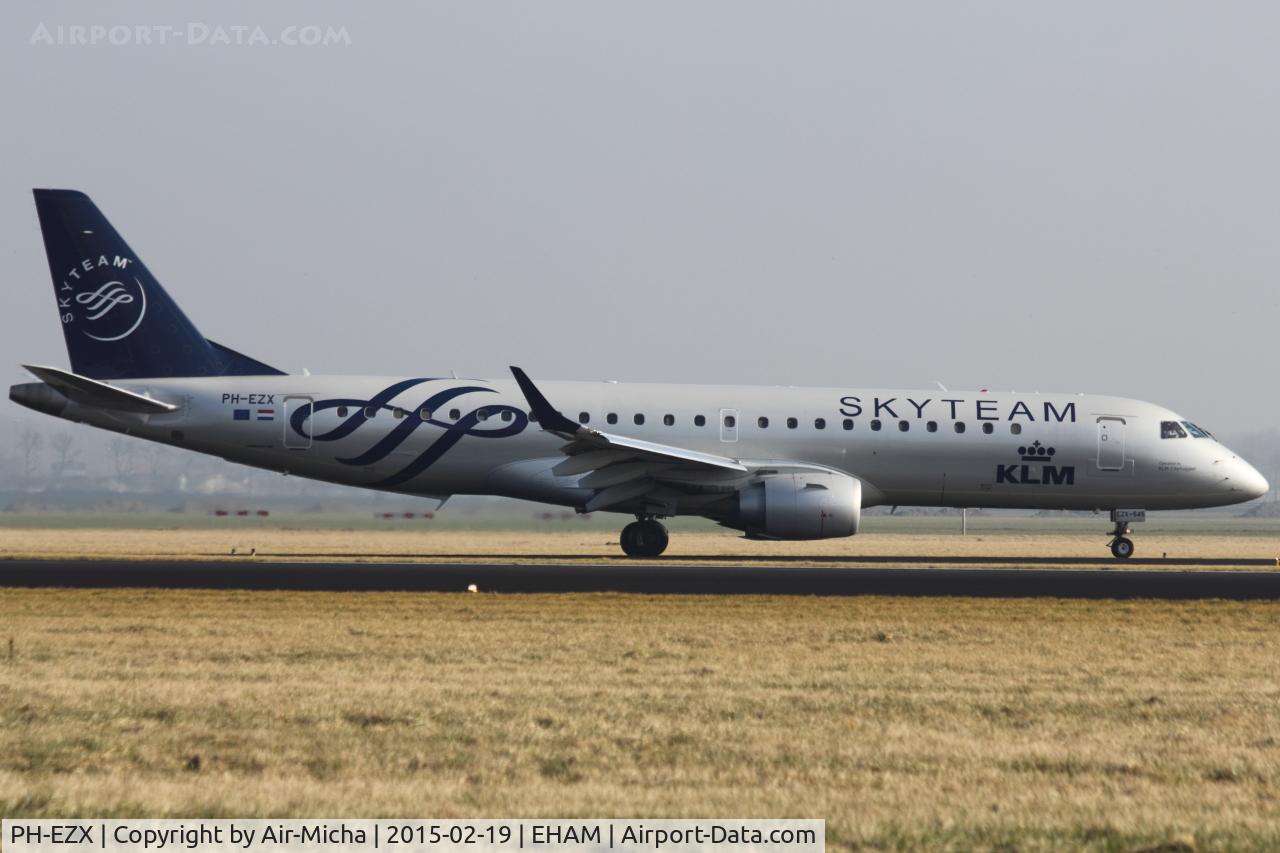 PH-EZX, 2012 Embraer 190LR (ERJ-190-100LR) C/N 19000545, KLM Cityhopper