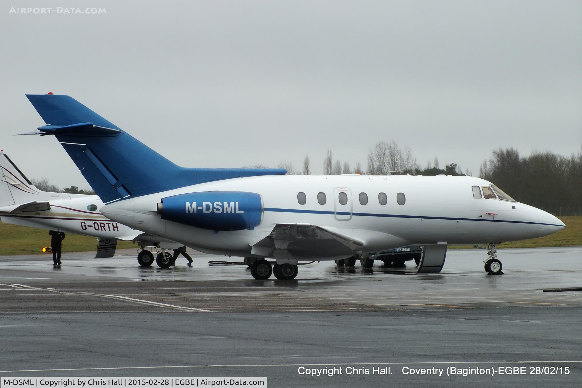 M-DSML, British Aerospace BAe.125-800B C/N 258037, Pasley Aviation