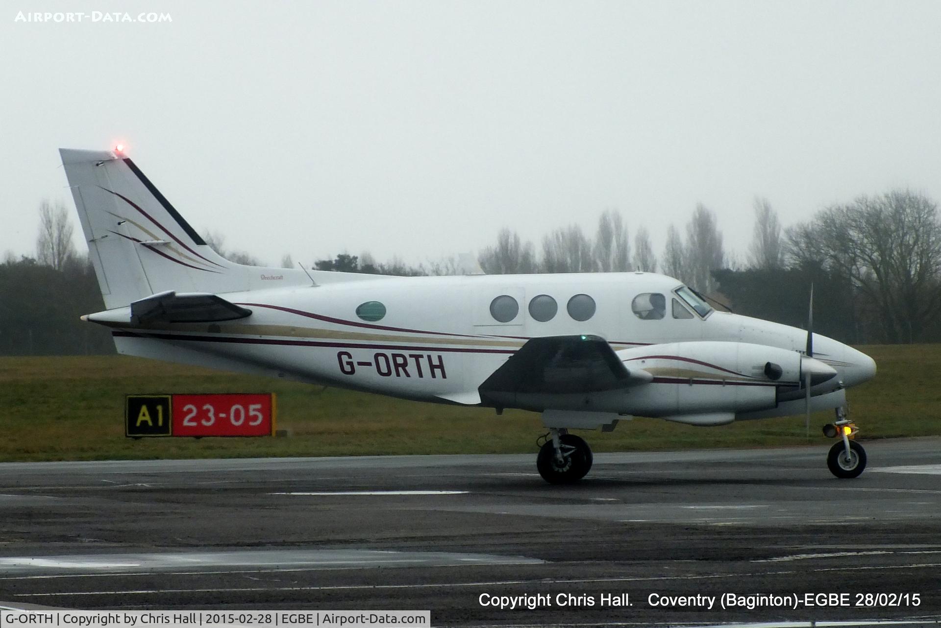 G-ORTH, 1975 Beech E90 King Air C/N LW-136, GorthAir Ltd