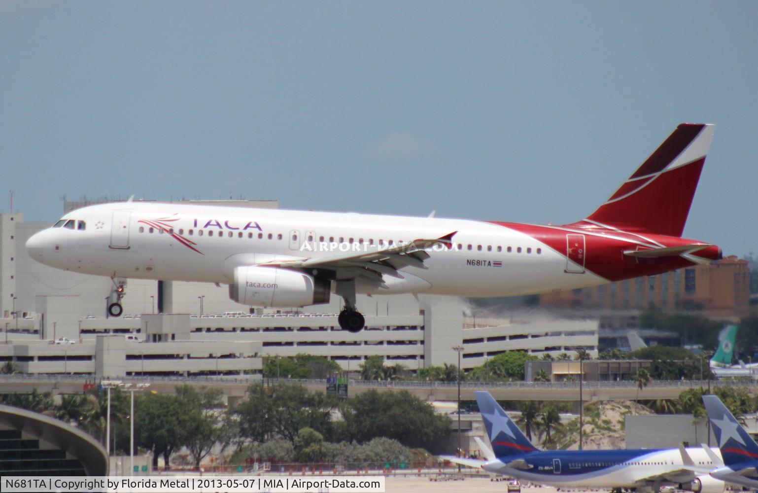 N681TA, 2008 Airbus A320-233 C/N 3577, Taca A320