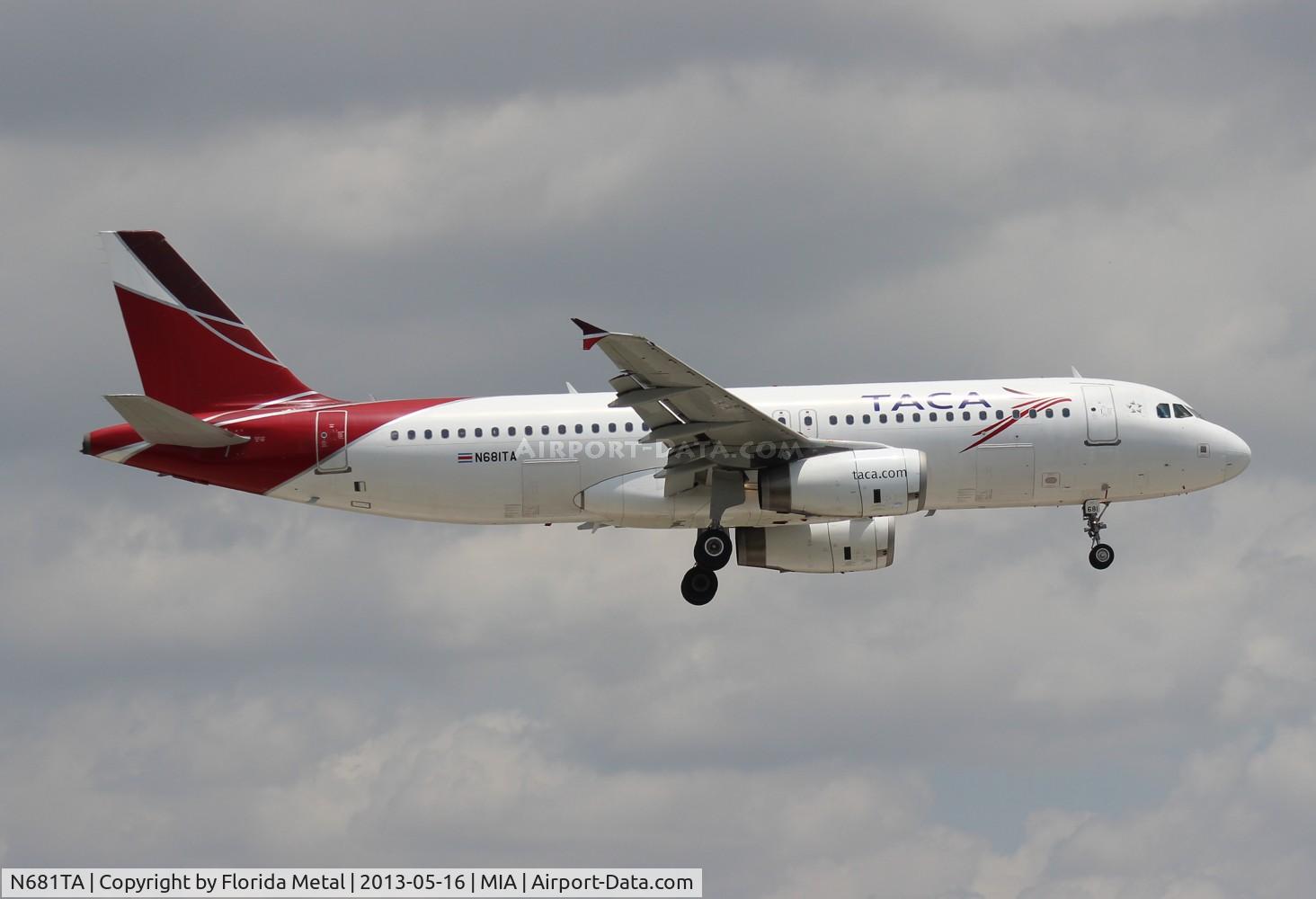 N681TA, 2008 Airbus A320-233 C/N 3577, Taca A320