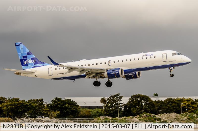 N283JB, 2007 Embraer 190AR (ERJ-190-100IGW) C/N 19000125, Ft. Lauderdale