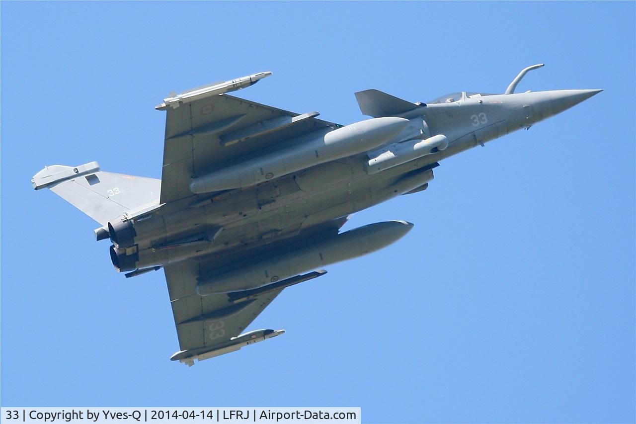 33, Dassault Rafale M C/N 33, Dassault Rafale M, Take off rwy 08, Landivisiau Naval Air Base (LFRJ)