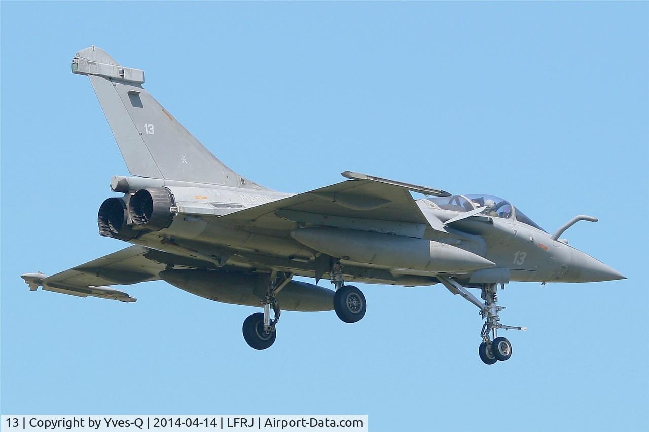 13, Dassault Rafale M C/N 13, Dassault Rafale M, Short appoach rwy 08, Landivisiau Naval Air Base (LFRJ)