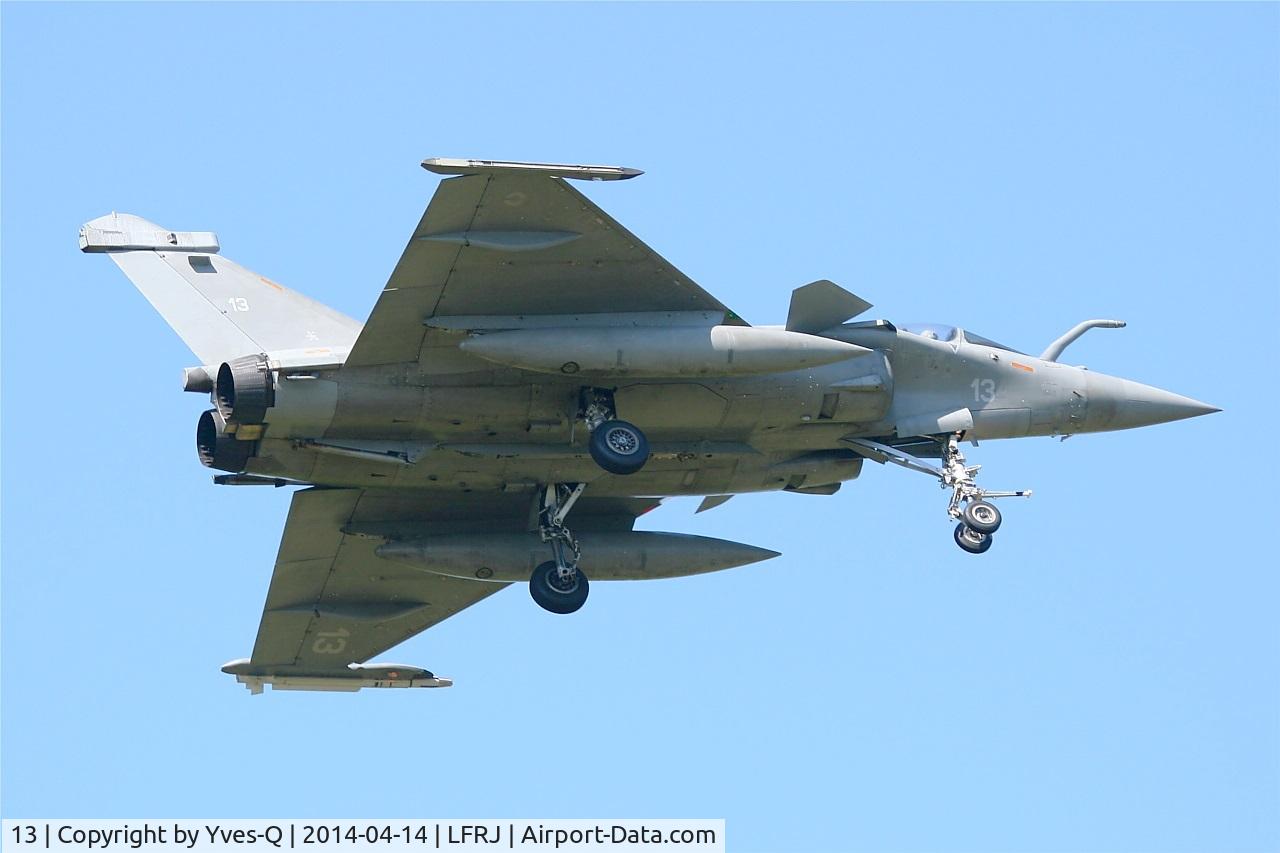 13, Dassault Rafale M C/N 13, Dassault Rafale M, Short appoach rwy 08, Landivisiau Naval Air Base (LFRJ)