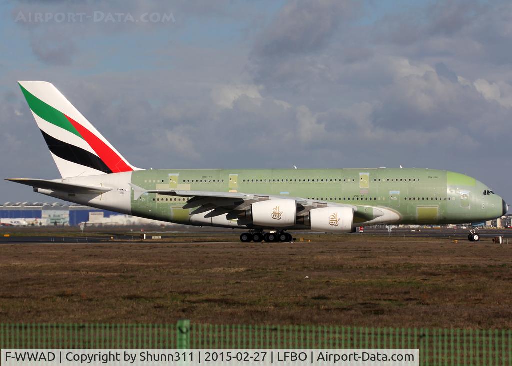F-WWAD, 2015 Airbus A380-861 C/N 178, C/n 0178 - For Emirates as A6-EOI