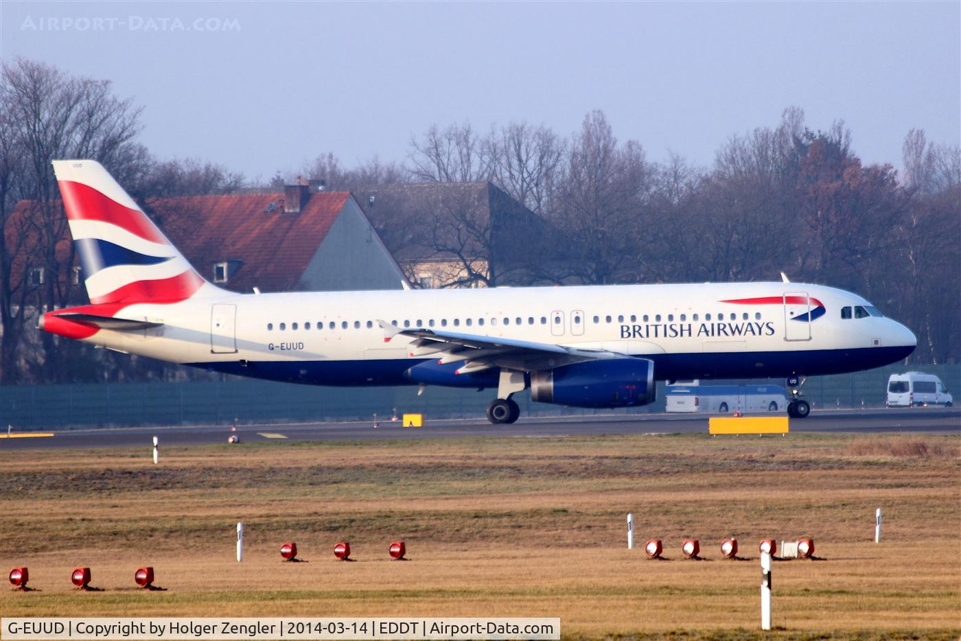 G-EUUD, 2002 Airbus A320-232 C/N 1760, First aircraft is ready today for another jump to LHR....