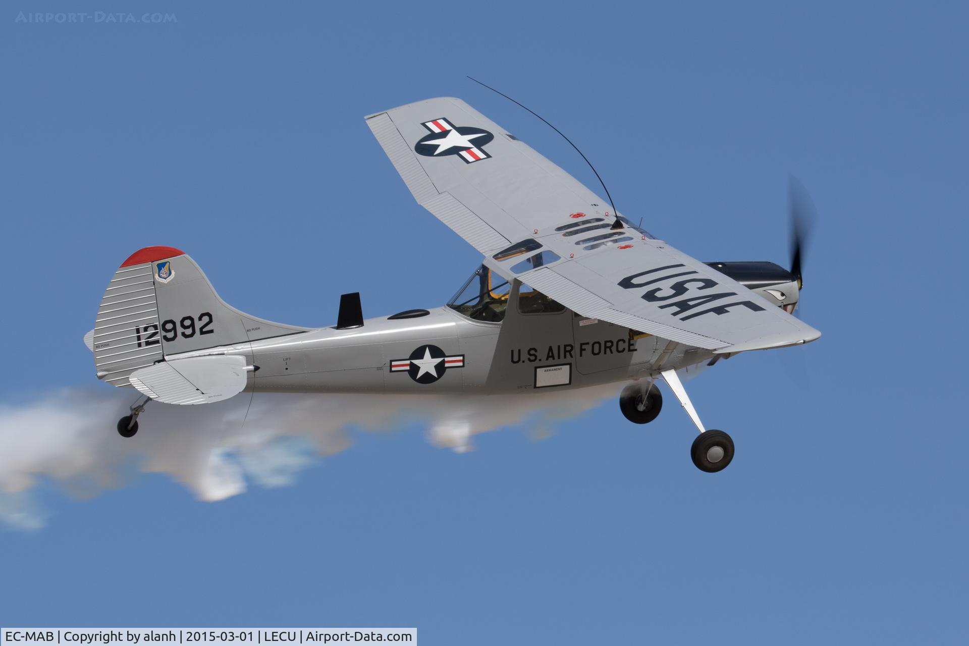 EC-MAB, 1961 Cessna O-1E Bird Dog C/N 305M-0040, At a monthly flying display of the Fundación Infante de Orleans collection at Cuatro Vientos, Madrid