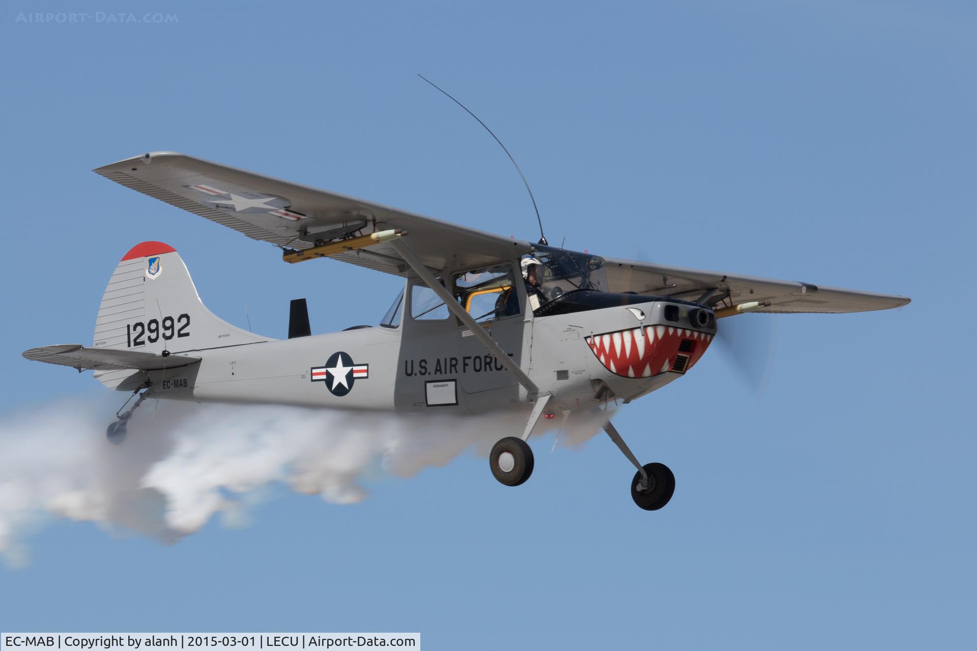 EC-MAB, 1961 Cessna O-1E Bird Dog C/N 305M-0040, At a monthly flying display of the Fundación Infante de Orleans collection at Cuatro Vientos, Madrid