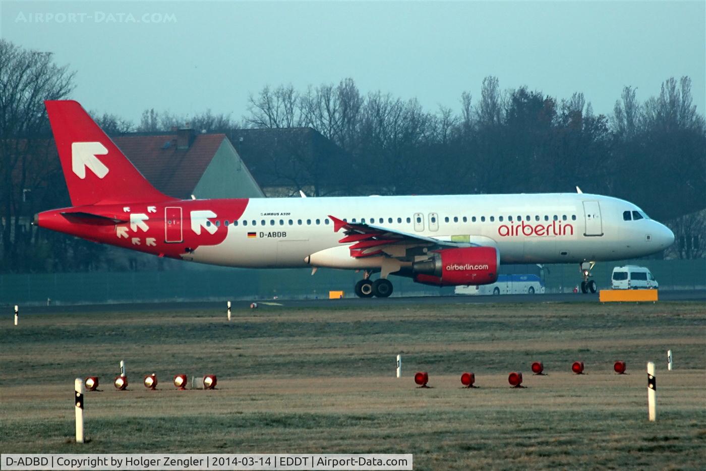 D-ADBD, 1992 Boeing 737-3L9 C/N 27061, Waiting at holding point 26R...