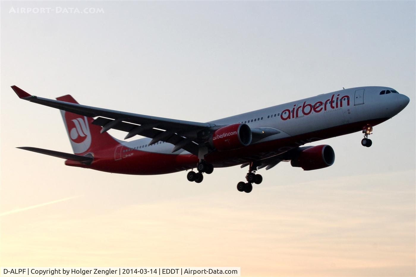 D-ALPF, 2002 Airbus A330-223 C/N 476, On final after a night ride from MIA...