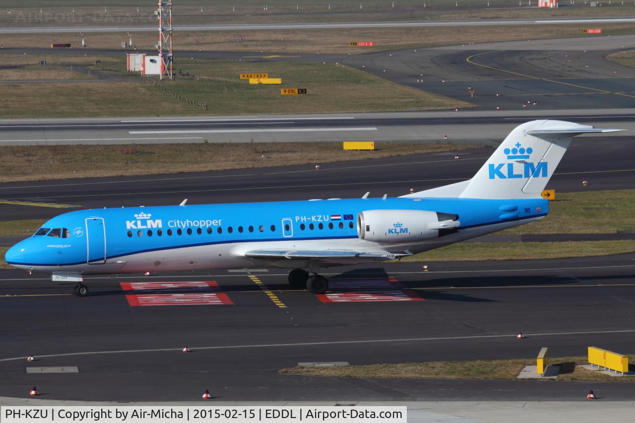 PH-KZU, 1995 Fokker 70 (F-28-0070) C/N 11543, KLM Cityhopper