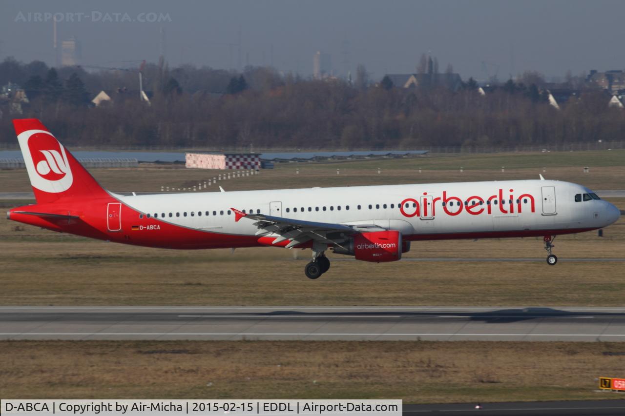 D-ABCA, 2008 Airbus A321-211 C/N 3708, Air Berlin