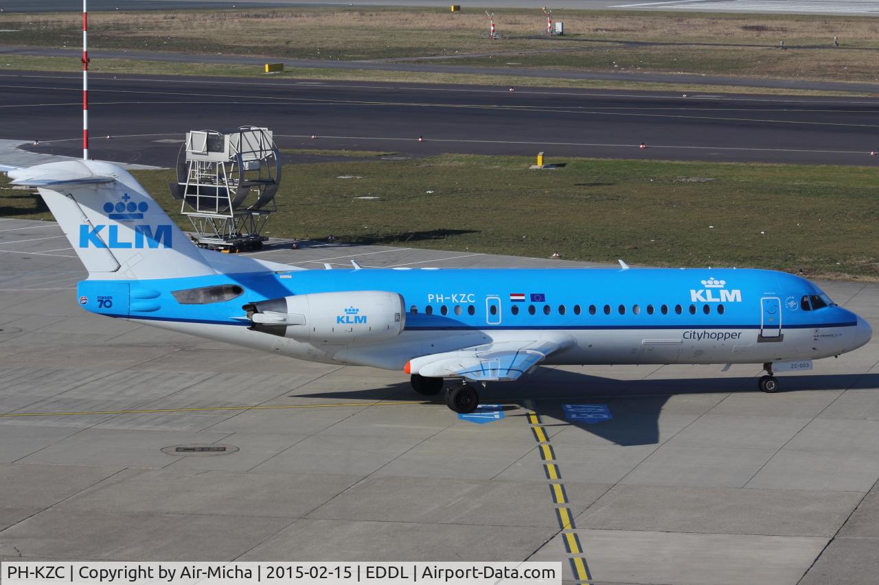 PH-KZC, 1996 Fokker 70 (F-28-0070) C/N 11566, KLM Cityhopper