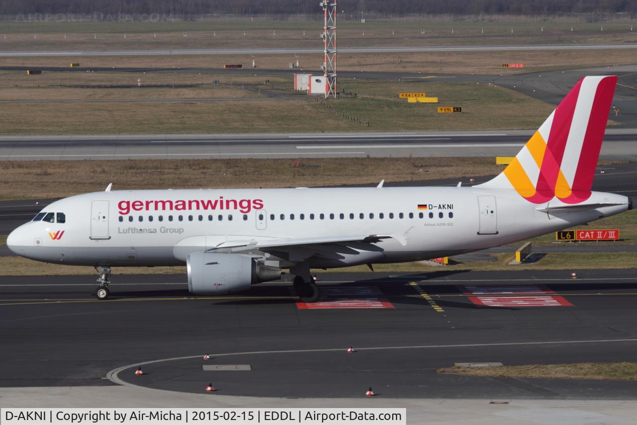 D-AKNI, 1999 Airbus A319-112 C/N 1016, Germanwings