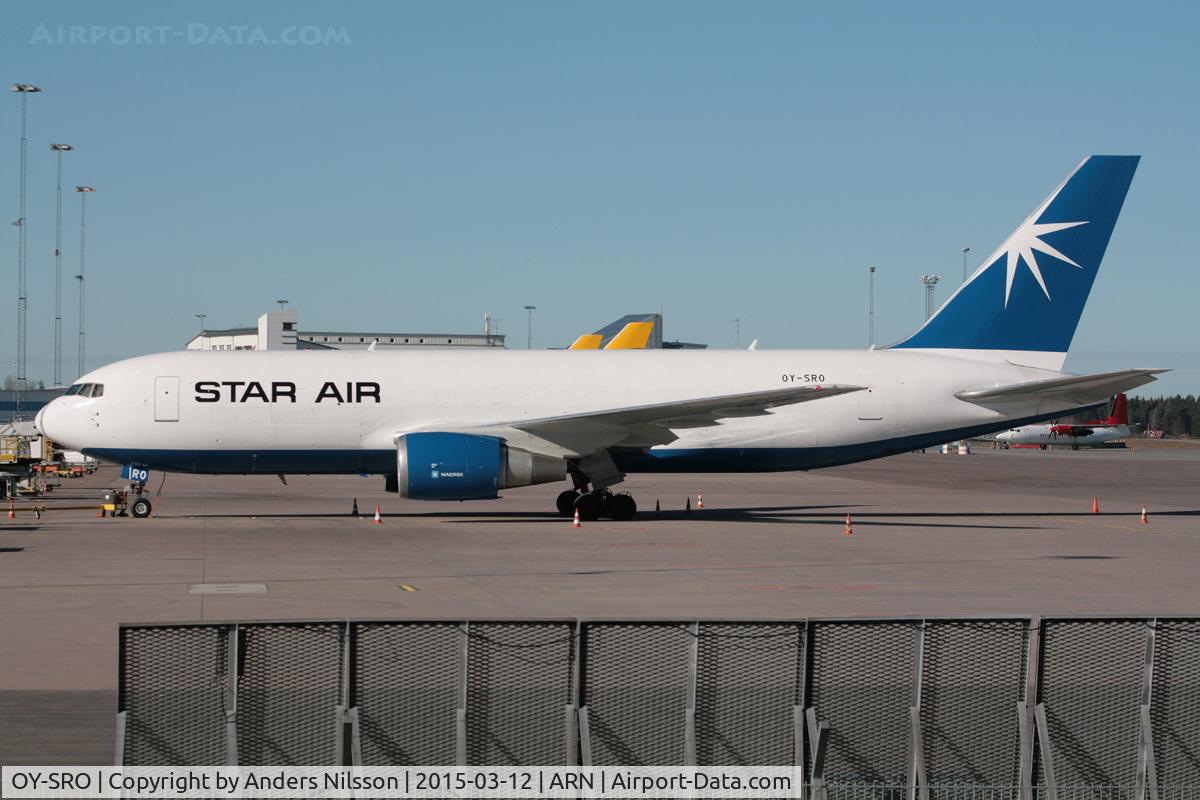 OY-SRO, 1994 Boeing 767-25E(BDSF) C/N 27194, Parked at stand P9.