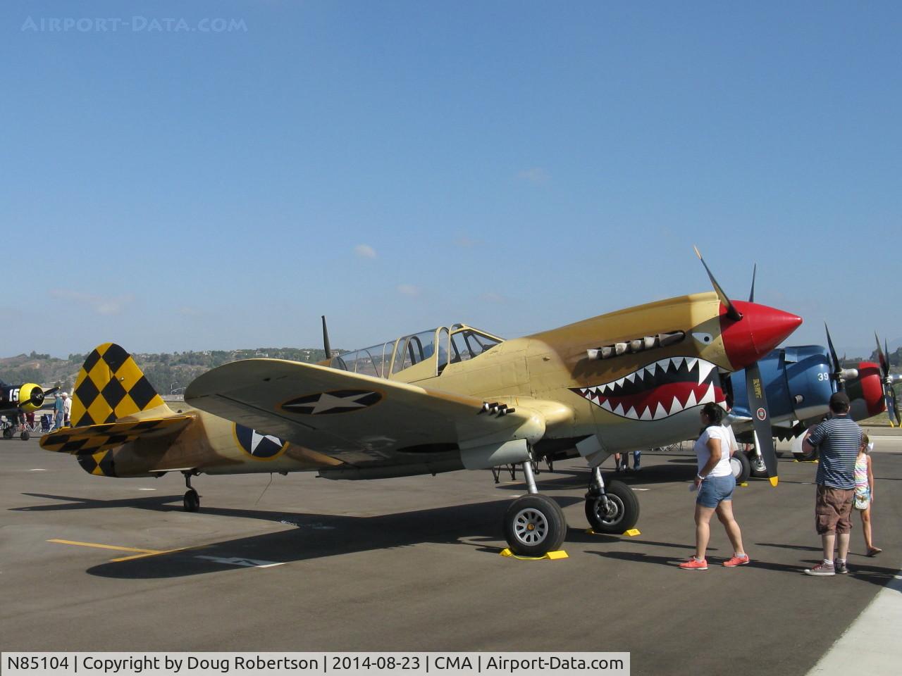 N85104, Curtiss P-40N-5CU Kittyhawk C/N 28954/F858, Curtiss-Wright/Maloney P-40N KITTYHAWK IV, Allison V-1710-81 1,360 Hp, Limited class