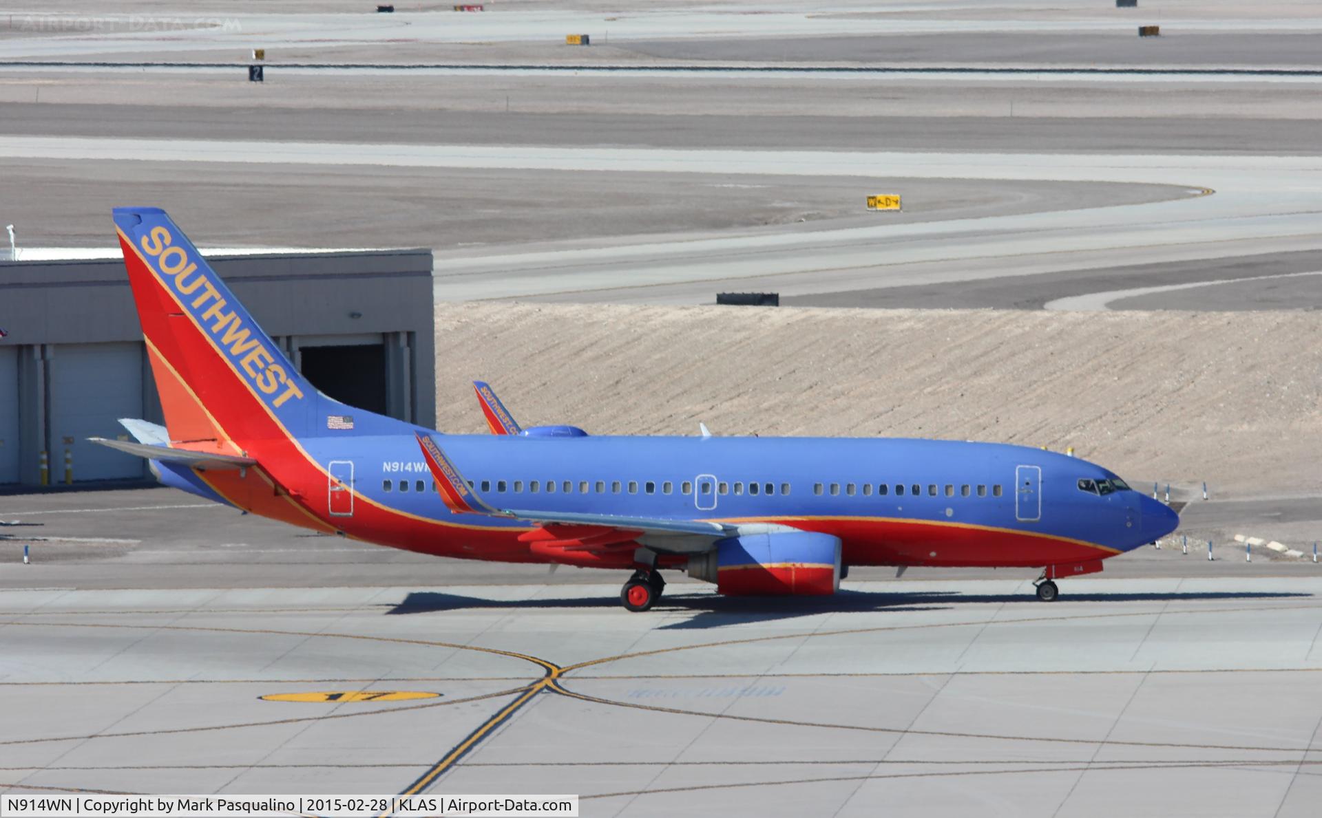 N914WN, 2008 Boeing 737-7H4 C/N 36622, Boeing 737-700