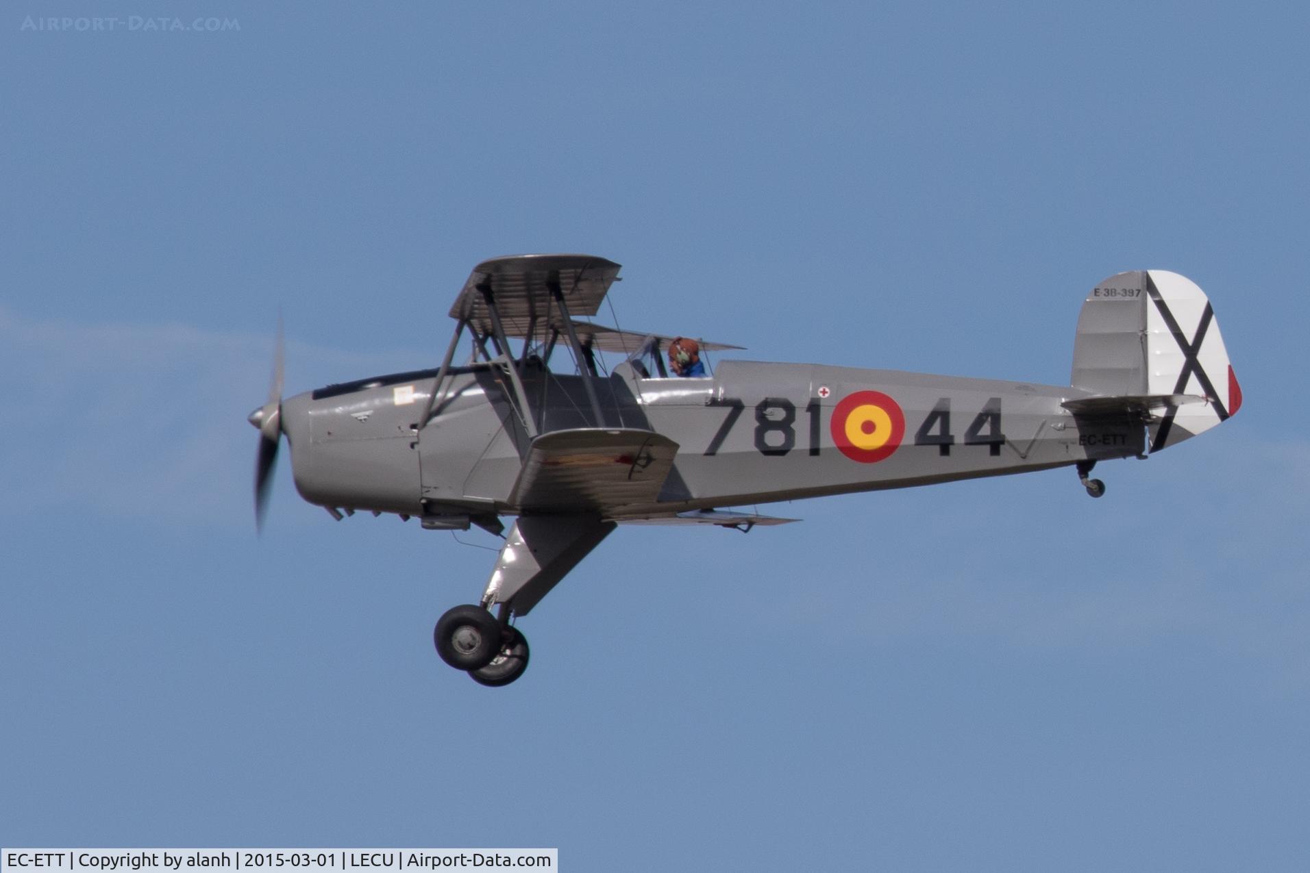 EC-ETT, CASA 1.131E Jungmann C/N Not found EC-ETT, At a Fundacion Infante de Orleans monthly display at Cuatro Vientos Airport, Madrid, Spain
