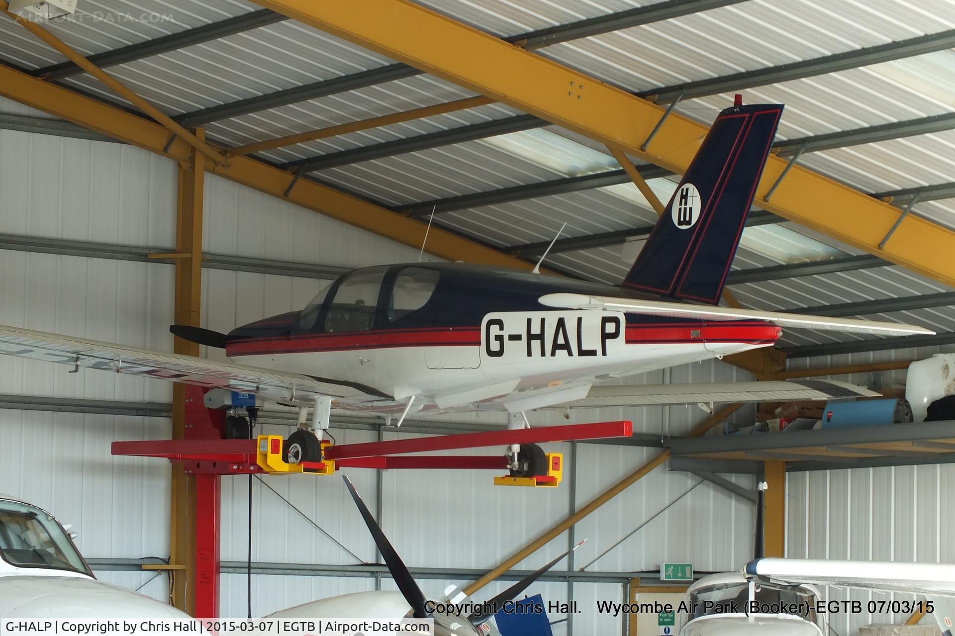 G-HALP, 1981 Socata TB-10 Tobago C/N 192, hangared at Booker, currently De-registered withdrawn from use 21/05/2012