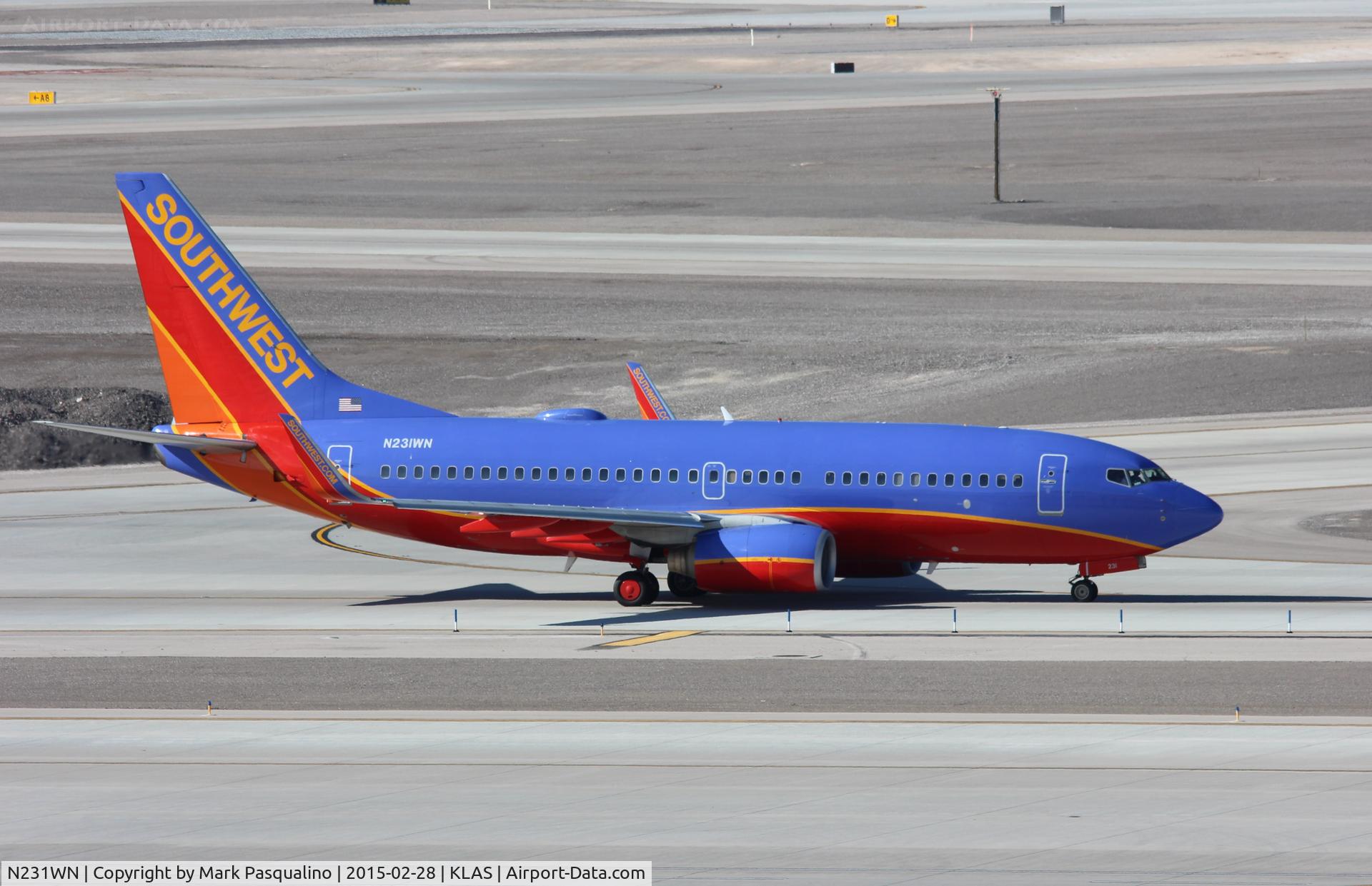N231WN, 2006 Boeing 737-7H4 C/N 32499, Boeing 737-700