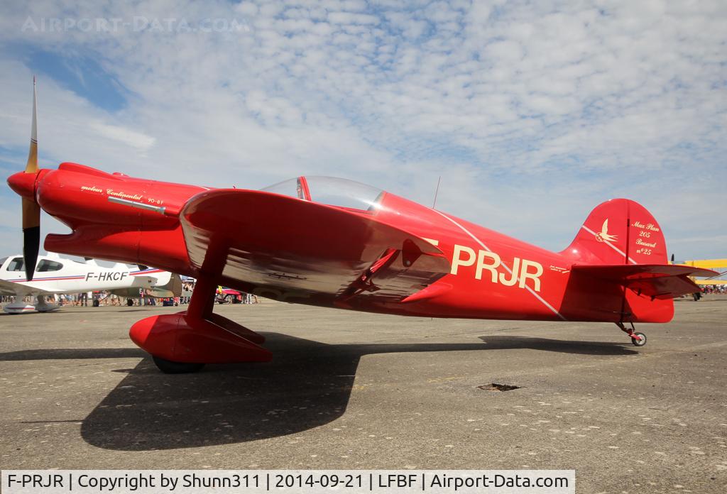 F-PRJR, Max Plan MP.204 Busard C/N 25, Participant of the LFBF Airshow 2014 - Demo aircraft