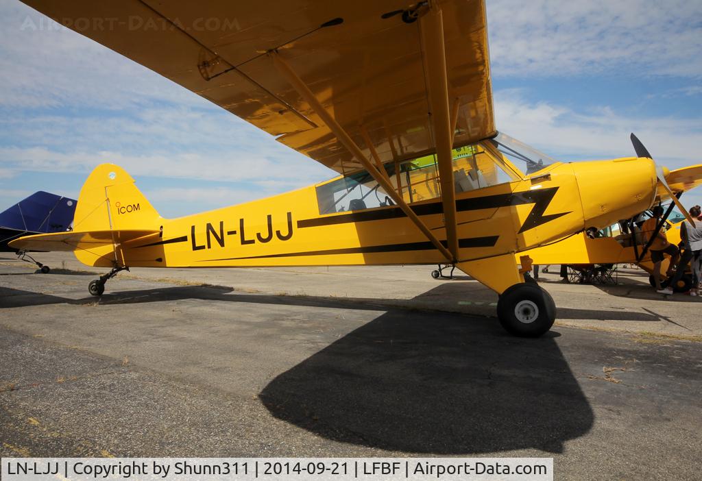LN-LJJ, 1953 Piper L-18C Super Cub (PA-18-95) C/N 18-3088, Participant of the LFBF Airshow 2014 - Demo aircraft