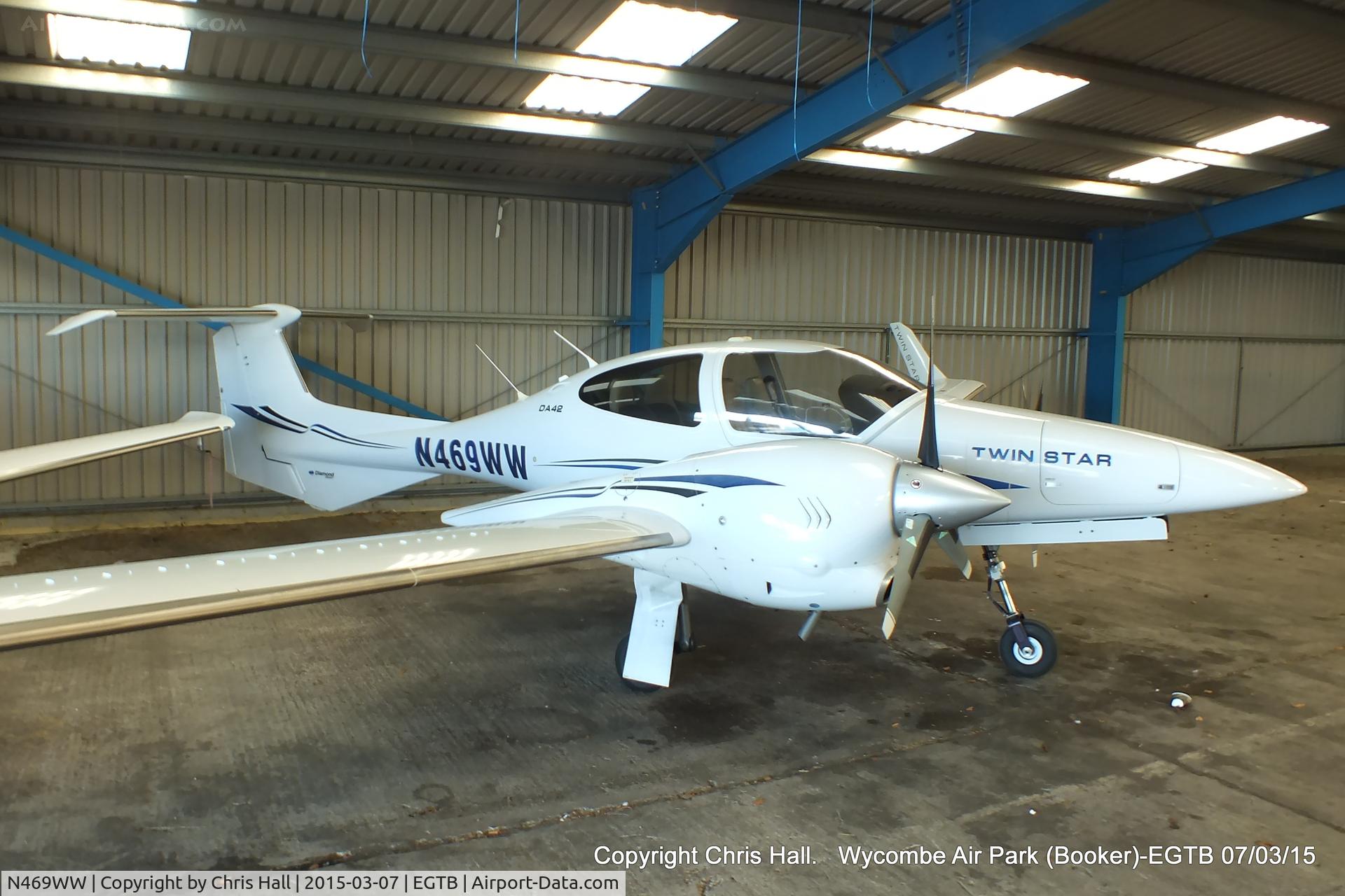 N469WW, 2007 Diamond DA-42 Twin Star C/N 42.AC074, Booker resident