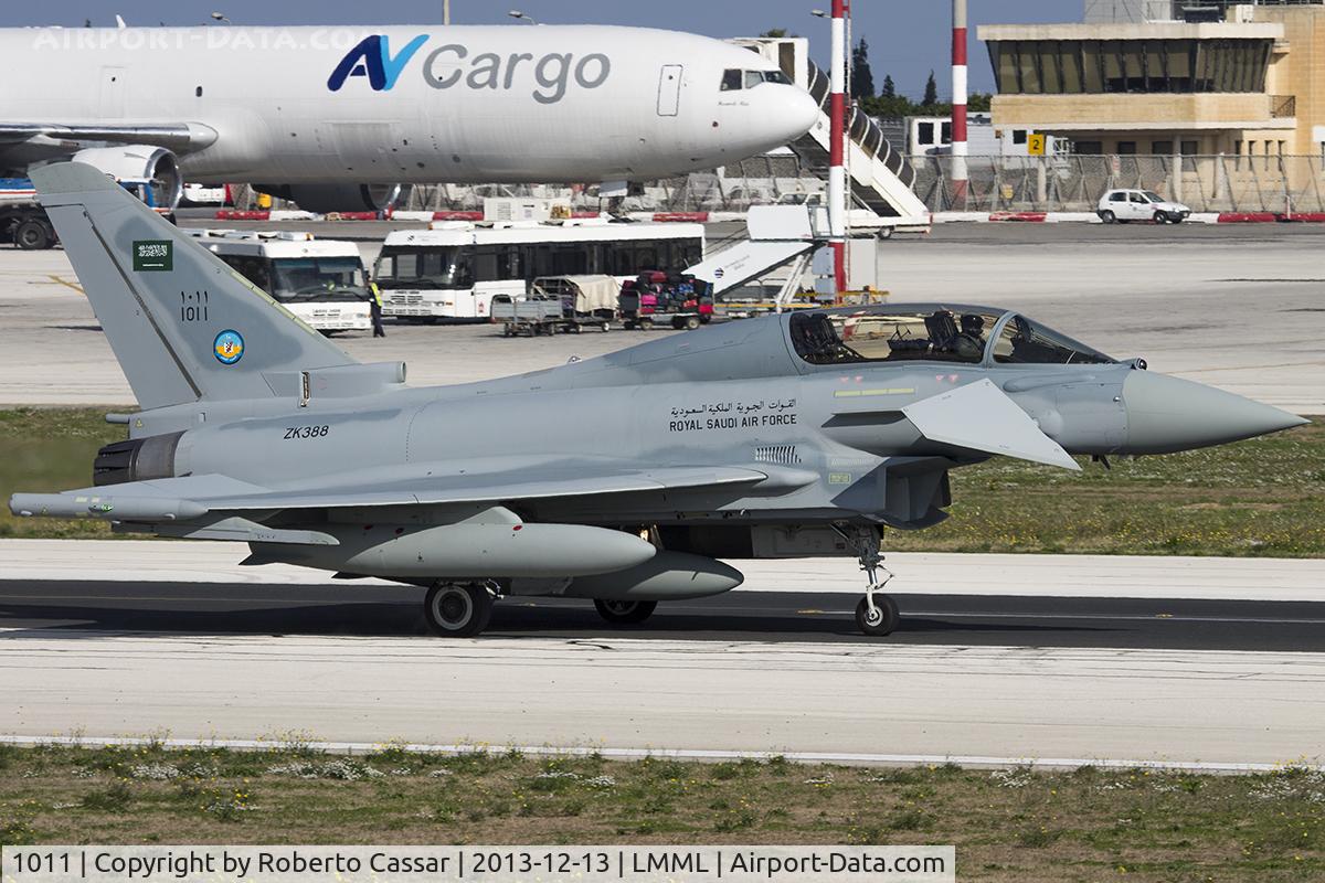 1011, 2013 Eurofighter EF-2000 Typhoon T.3 C/N 377/CT014, Backtrack 13