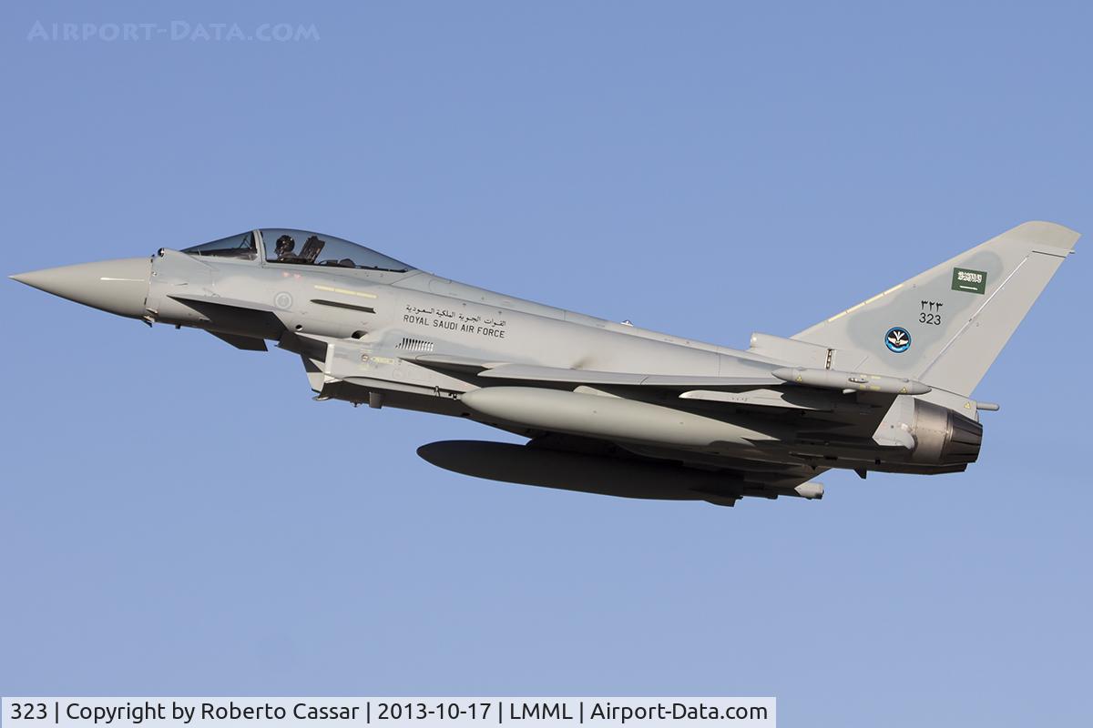 323, 2013 Eurofighter EF-2000 Typhoon F2 C/N 344/CS019, Low pass 31