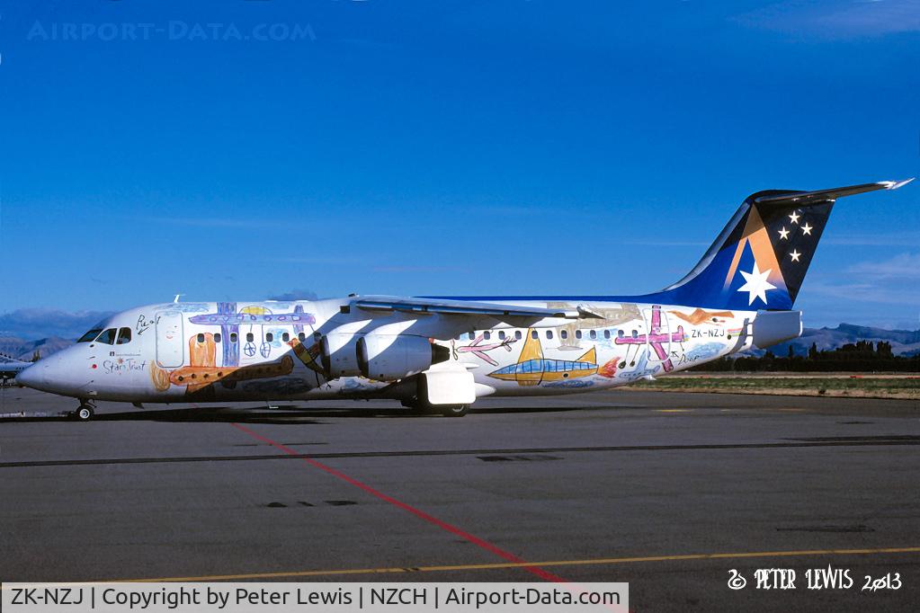 ZK-NZJ, British Aerospace BAe.146-300A C/N E3147, Tasman Pacific Airlines of NZ Ltd., Christchurch