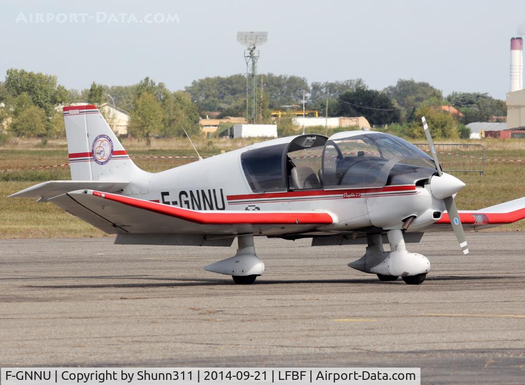 F-GNNU, 1994 Robin DR-400-120 C/N 2263, Participant of the LFBF Airshow 2014 - Demo aircraft